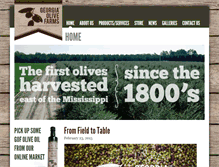 Tablet Screenshot of georgiaolivefarms.com